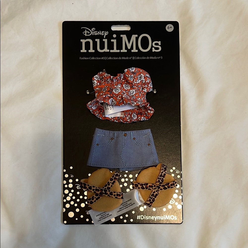 Disney nuiMOs Fashion Outfit Set - Red, Blue, Tan